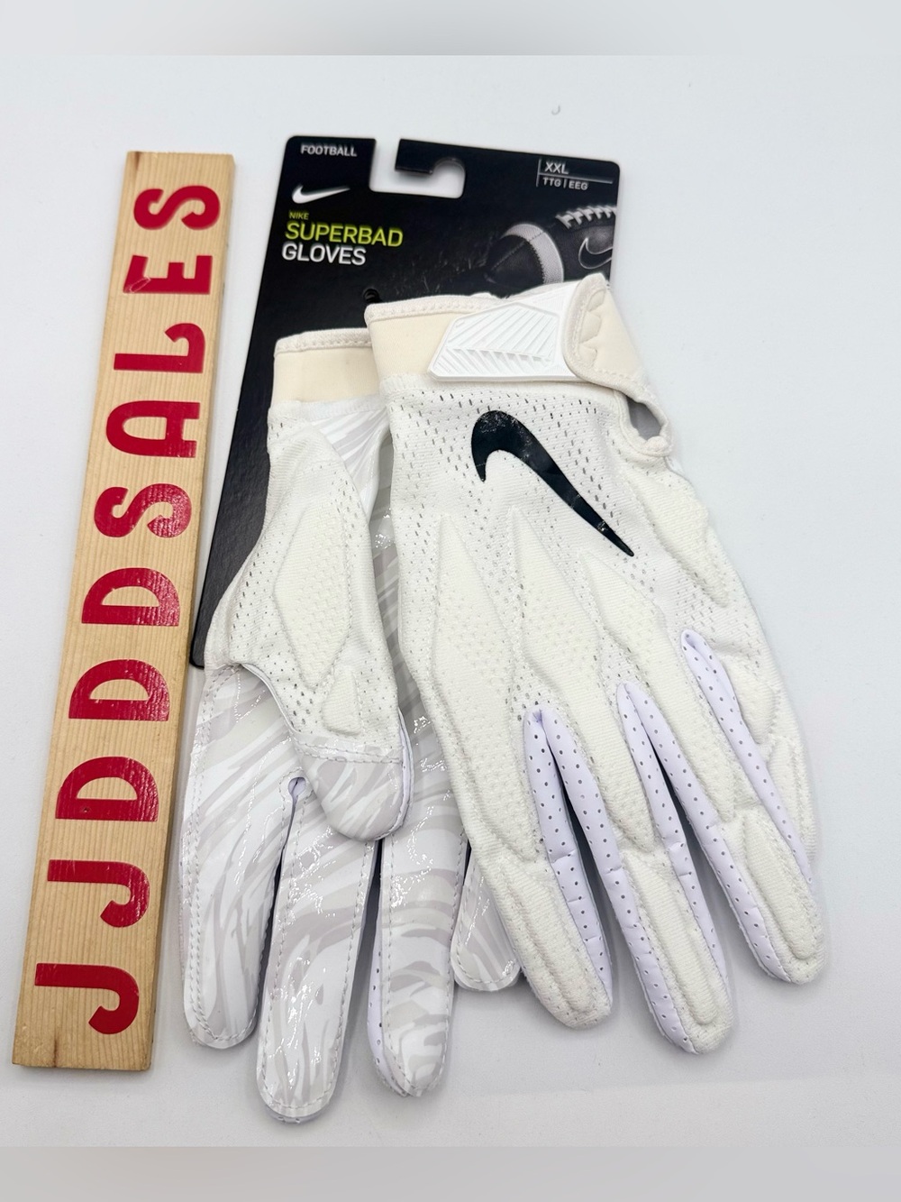Nike Superbad 4.5 Football Gloves White NFL PGF873-102 Men's Sz 2XL New

New